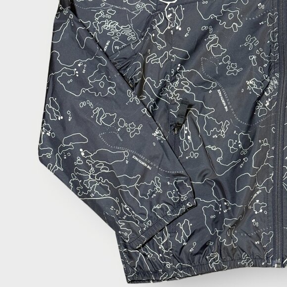 The North Face Kids Never Stop Hooded WindWall Jacket Asphalt Grey Size M (10) - Picture 3 of 14